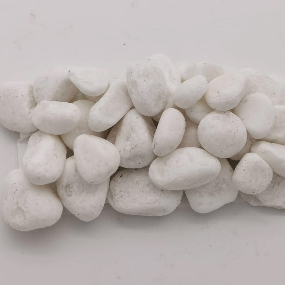 White pebble stone