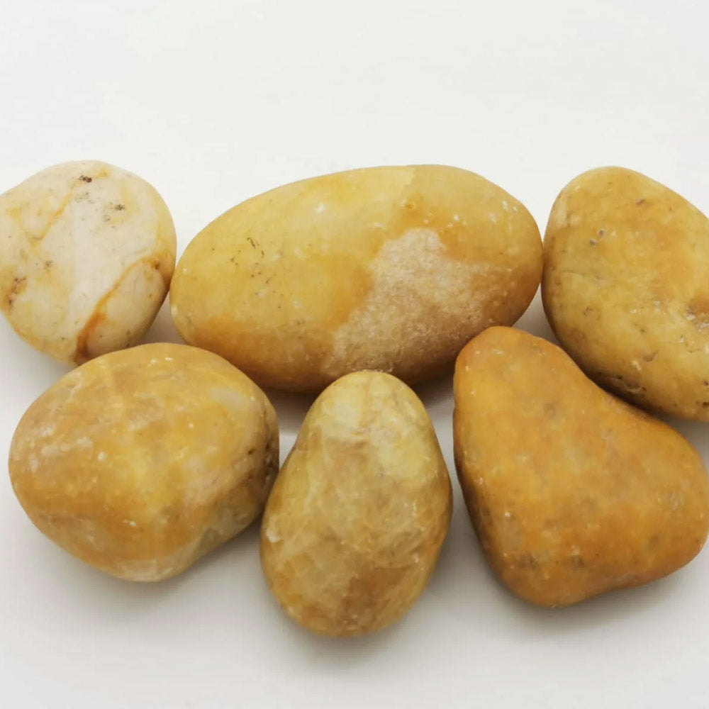 Yellow pebble stone
